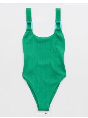 Aerie Crinkle Birthday Scoop Cheekiest One Piece